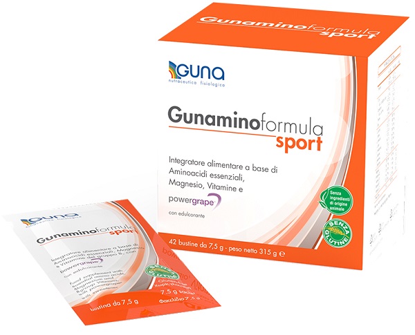 GUNAMINOFORMULA SPORT 42 BUSTE 315 G - FarmaLucia