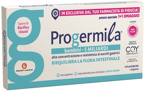PROGERMILA BAMBINI 5 MILIARDI 6 FLACONCINI 10 ML - FarmaLucia