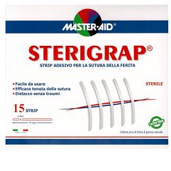 CEROTTO PER SUTURA MASTER-AID STERIGRAP 7,5X0,3 15 PEZZI - FarmaLucia