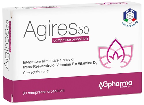 AGIRES 50 30 COMPRESSE OROSOLUBILI SCATOLA 5,4 G - FarmaLucia