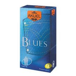 PROFILATTICO ANSELL AKUEL MANIX BLUES B 12 PEZZI - FarmaLucia