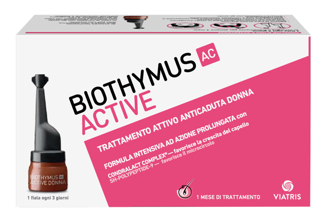 BIOTHYMUS AC ACTIVE TRATTAMENTO ATTIVO ANTICADUTA DONNA 10 FIALE - FarmaLucia