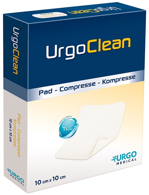 MEDICAZIONE TNT ASSORBENTE GELIFICANTE URGOCLEAN 10X10CM 10 PEZZI - FarmaLucia