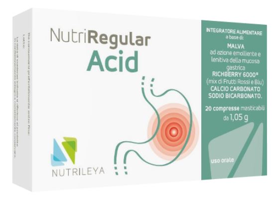 NUTRIREGULAR ACID 20 COMPRESSE MASTICABILI - FarmaLucia