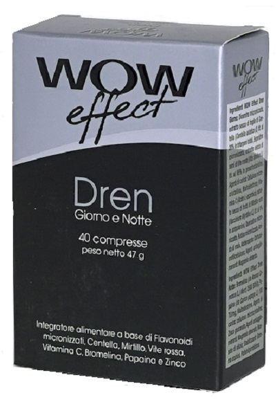 WOW EFFECT DRENANTE GIORNO E NOTTE 40 COMPRESSE - FarmaLucia