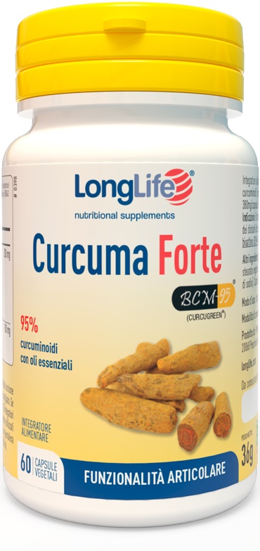 LONGLIFE CURCUMA FORTE 60 CAPSULE VEGETALI - FarmaLucia