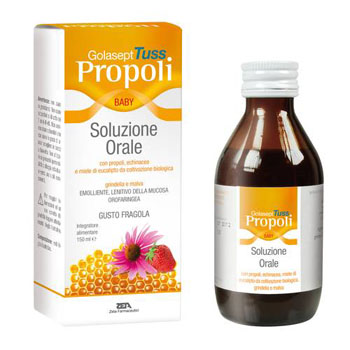 GOLASEPT TUSS PROPOLI BABY SOLUZIONE ORALE 150 ML - FarmaLucia
