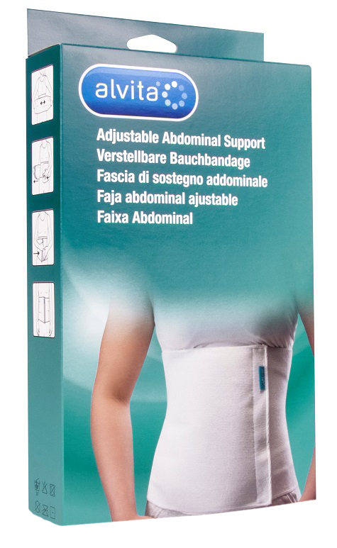 ALVITA FASCIA ADDOMINALE MISURA 1 CIRCONFERENZA 75-95 CM - FarmaLucia