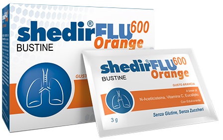 SHEDIRFLU 600 ORANGE 20 BUSTINE - FarmaLucia