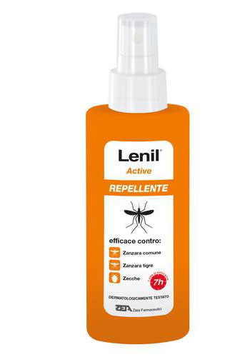 LENIL ACTIVE SPRAY SOLUZIONE ANTIZANZARA IN FLACONE + POMPA SPRAY 100 ML - FarmaLucia