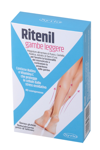 RITENIL GAMBE LEGGERE 40 COMPRESSE - FarmaLucia