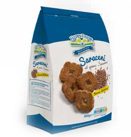 HAPPY FARM BISCOTTI SARACENI 300 G - FarmaLucia