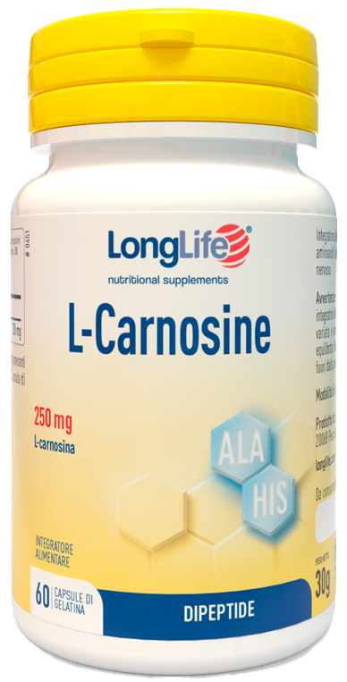 LONGLIFE L-CARNOSINE 60 CAPSULE - FarmaLucia