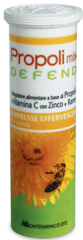 PROPOLI MIX DEFEND 10 COMPRESSE EFFERVESCENTI GUSTO ARANCIA - FarmaLucia