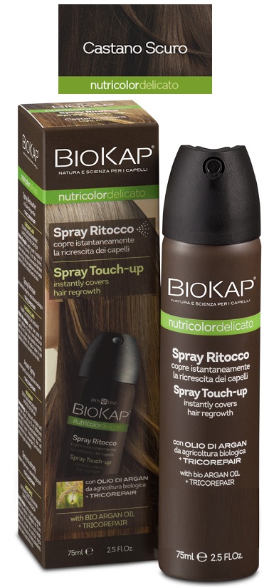 BIOS LINE BIOKAP NUTRIDEL SPRAY RITOCCO CASTANO SCURO 75 ML - FarmaLucia
