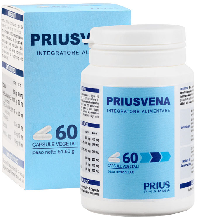 PRIUSVENA 60 CAPSULE - FarmaLucia