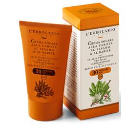 CREMA SOLARE CAROTA/SESAMO/KARITE' SPF30 125 ML - FarmaLucia
