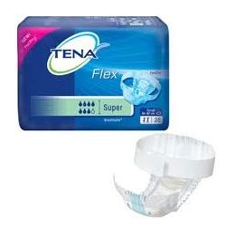 PANNOLONE A CINTURA PER INCONTINENZA TENA FLEX SUPER EXTRA LARGE 30 PEZZI - FarmaLucia