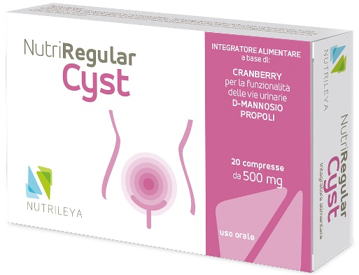 NUTRIREGULAR CYST 20 CAPSULE 500 MG - FarmaLucia