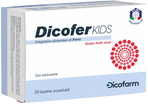 DICOFER KIDS 20 BUSTINE OROSOLUBILI - FarmaLucia