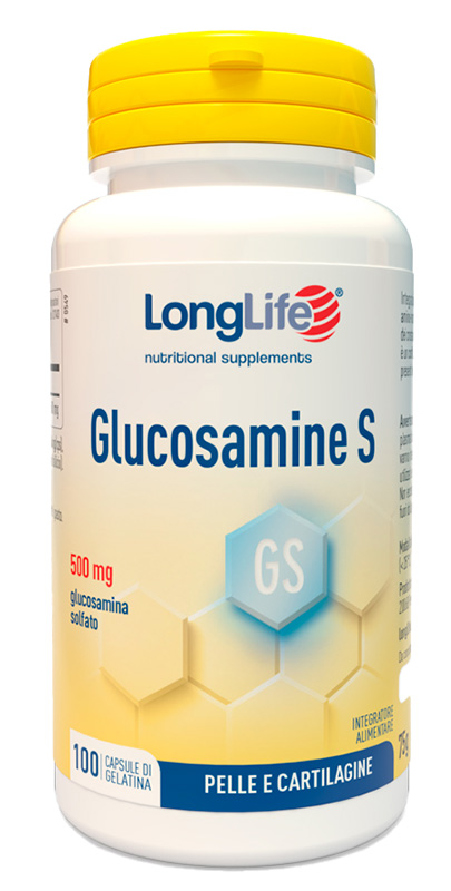 LONGLIFE GLUCOSAMINE S 100 CAPSULE DI GELATINA - FarmaLucia