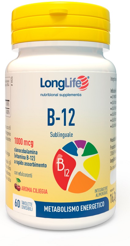 LONGLIFE B12 1000 MCG 60 TAVOLETTE - FarmaLucia
