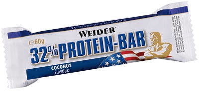WEIDER 32% PROTEIN BARRETTA COCCO 60 G - FarmaLucia