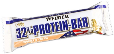 WEIDER 32% PROTEIN BARRETTA COOKIES 60 G - FarmaLucia