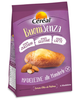 CEREAL BUONISENZA MADELEINE ALLE MANDORLE 180 G - FarmaLucia