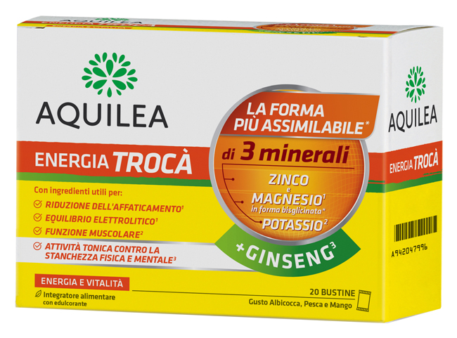AQUILEA ENERGIA TROCA'+GINSENG 20 BUSTINE - FarmaLucia