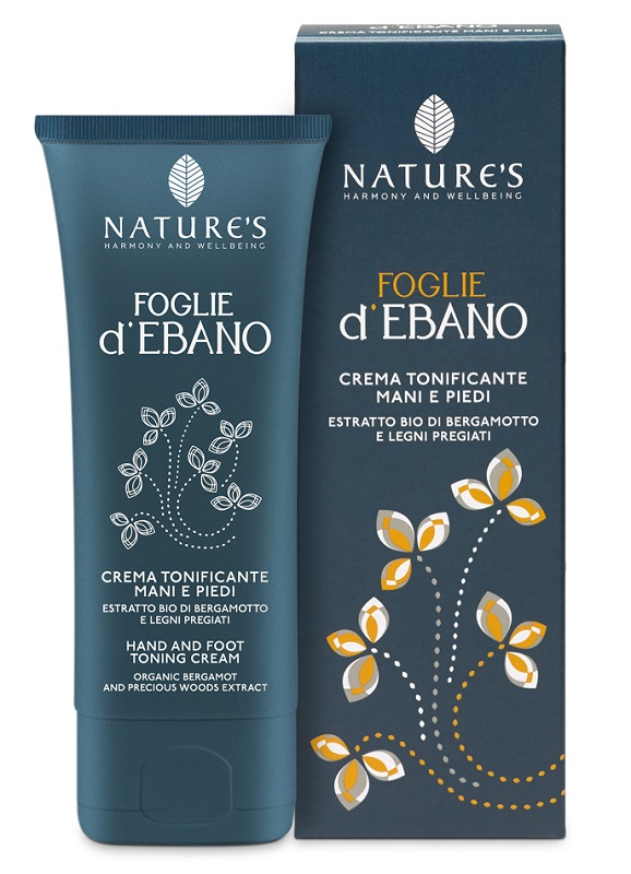 NATURE'S FOGLIE D'EBANO CREMA TONIFICANTE MANI E PIEDI 75 ML - FarmaLucia