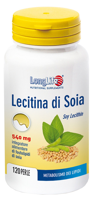 LONGLIFE LECITINA DI SOIA 540MG 120 PERLE - FarmaLucia