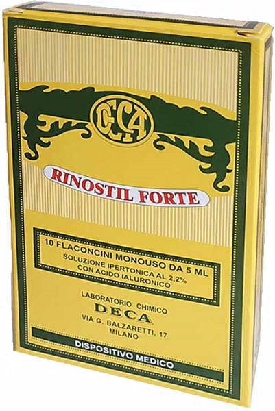 RINOSTIL FORTE SOLUZIONE IPERTONICA 10 FLACONCINI MONOUSO DA 5 ML - FarmaLucia