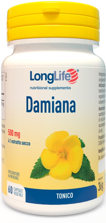 LONGLIFE DAMIANA 60 CAPSULE - FarmaLucia