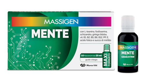 MASSIGEN MENTE 10 FLACONI DA 25 ML - FarmaLucia