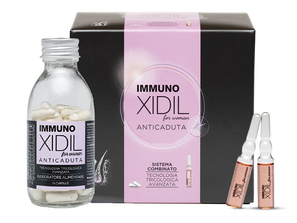 IMMUNO XIDIL DONNA KIT 60 CAPSULE + 15 FIALE - FarmaLucia