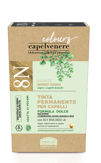 CAPELVENERE COLOURS TINTA CAPELLI 8N BIONDO CHIARO - FarmaLucia
