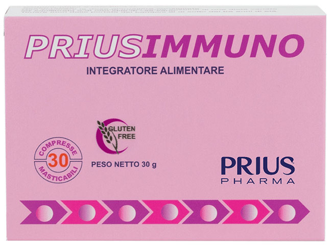 PRIUSIMMUNO 30 COMPRESSE MASTICABILI - FarmaLucia