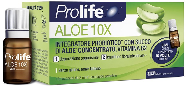 PROLIFE ALOE 10 FLACONI X 8 ML - FarmaLucia