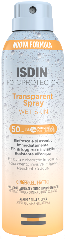 FOTOPROTECTOR TRANSPARENT WET SKIN SPRAY 50+ 250 ML - FarmaLucia