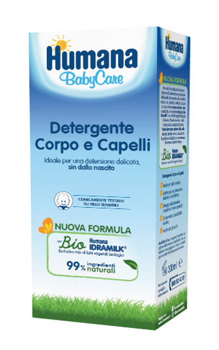 HUMANA BABY CARE DETERGENTE CORPO&CAPELLI 300 ML - FarmaLucia
