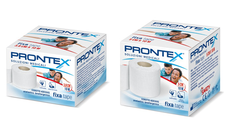BENDA IN COTONE PRONTEX FIXA TAPE M 10 X 3,8 CM BIANCO - FarmaLucia