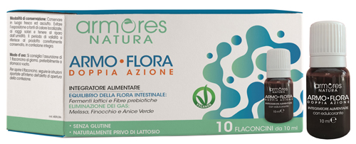 ARMORES ARMO FLORA DOPPIA AZIONE 10 FLACONCINI DA 10 ML - FarmaLucia
