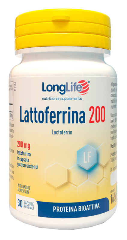 LONGLIFE LATTOFERRINA200 30 CAPSULE VEGETALI DA 550 MG - FarmaLucia