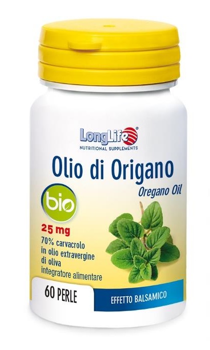 LONGLIFE OLIO ORIGANO BIO 60 PERLE DI GELATINA - FarmaLucia