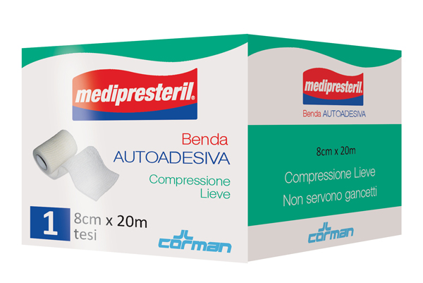 MEDIPRESTERIL BENDA AUTOADESIVA 8X2000 CM 1 PEZZO - FarmaLucia