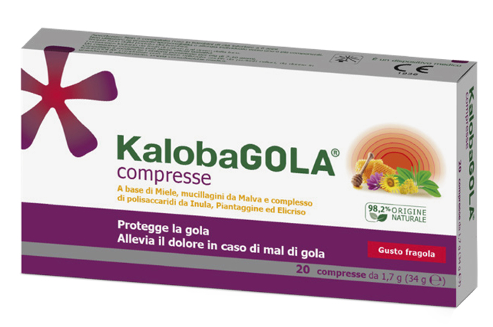 KALOBAGOLA 20 COMPRESSE FRAGOLA - FarmaLucia