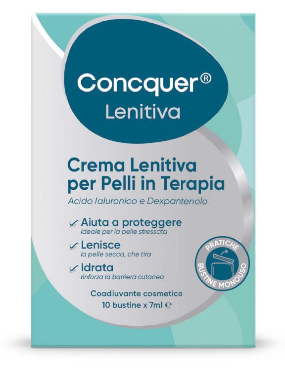 CONCQUER CREMA LENITIVA 10 BUSTINE DA 7 ML - FarmaLucia