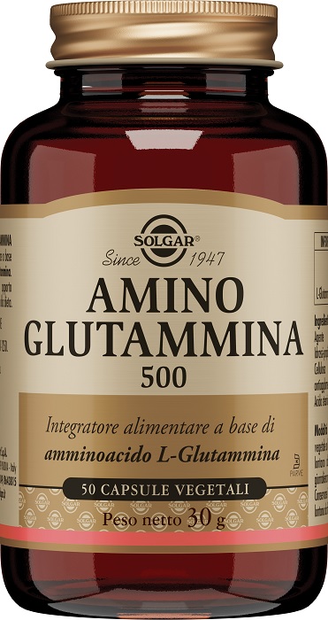 AMINO GLUTAMMINA 500 50 CAPSULE VEGETALI - FarmaLucia