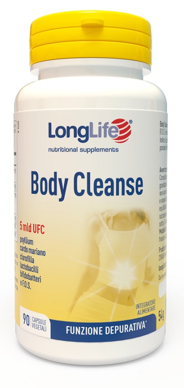 LONGLIFE BODY CLEANSE 90 CAPSULE VEGETALI - FarmaLucia